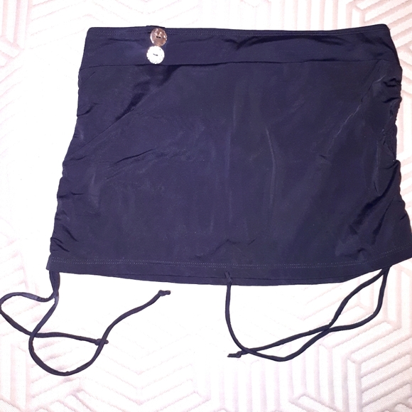 Curvy Kate Luau Love Swim Skirt, black, UK 10 - Picture 1 of 5